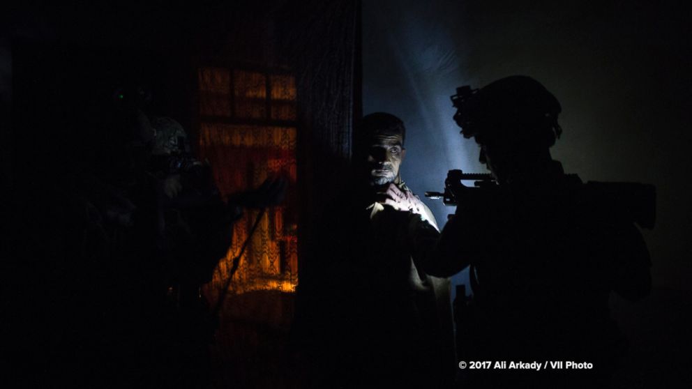 PHOTO: E.R.D. forces pulled this man out of his bed and forced him to recite the pledge of fealty to ISIS.