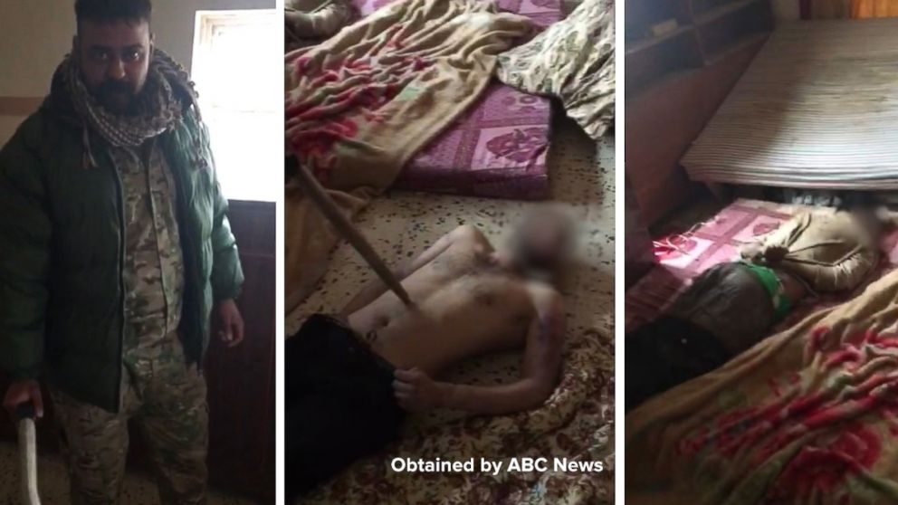 PHOTO: An E.R.D. soldier sent Arkady a video which appears to show the two dead bodies of the brother after they were 